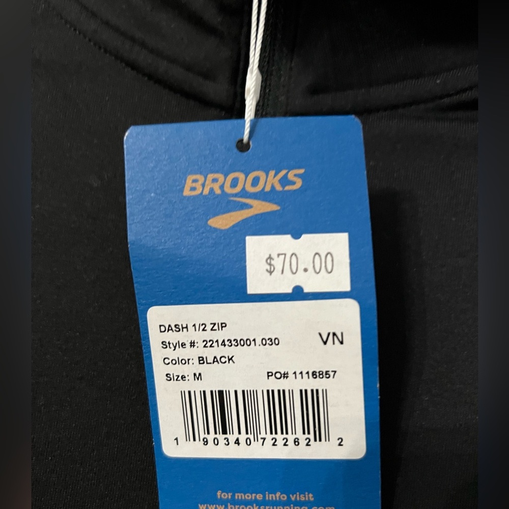 NEW BROOKS WOMENS ZIP UP SIZE:M - Picture 4 of 4